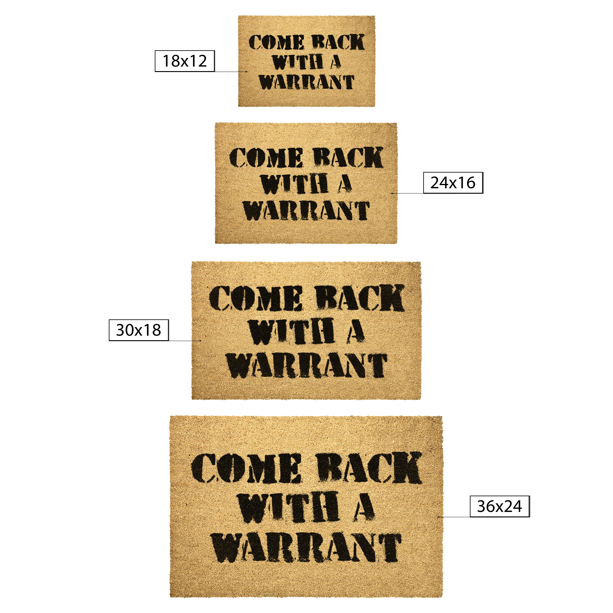 Unwelcome Mat - Come Back With A Warrant - Image 4