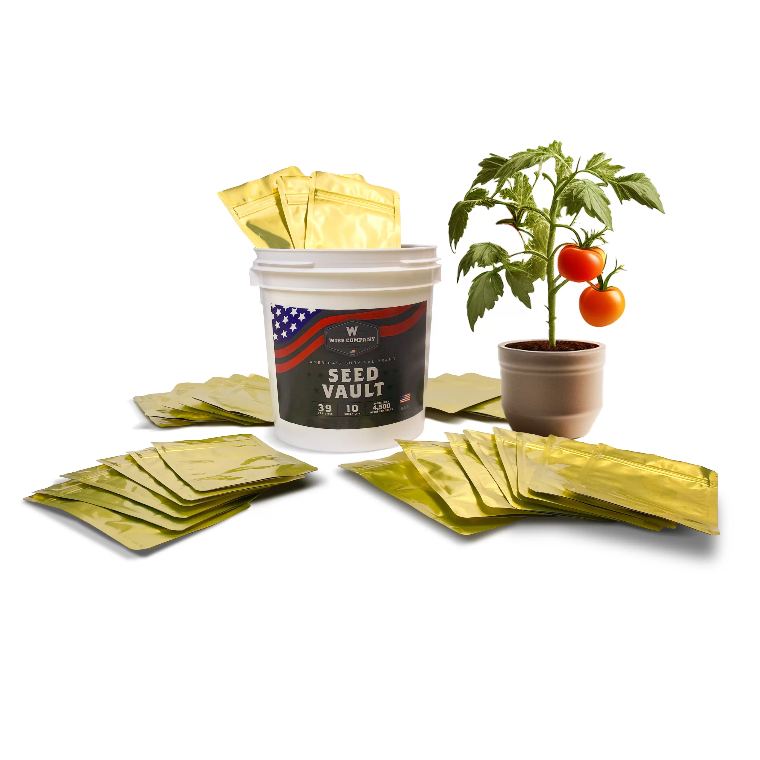 Seed Vault Heirloom Seeds - 4500 seeds